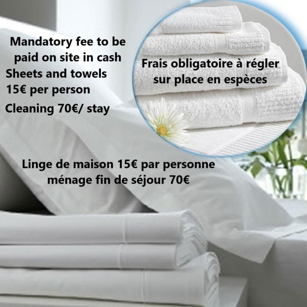 Maison Familiale Avec Piscine Privee, Plage A Pied, Frais Obligatoires A Regler A L'Arrivee, Linge 15E Par Pers & Menage 70E Par Sejour Voir Profil Mandatory Fees In Cash To Be Paid On Arrival Linen 15E Per Person 70E Housekeeping Per Stay แซ็งต์-แมกซีม ภายนอก รูปภาพ